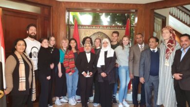 صورة السفارة اليمنية في الرباط تنظم ندوة عن اليمن والتحديات لطلاب الأكاديمية النرويجية