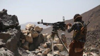 صورة تجددت  الاشتباكات بين  القوات الحكومية  ومسلحي الحوثي في منطقة حمك غرب محافظة الضالع