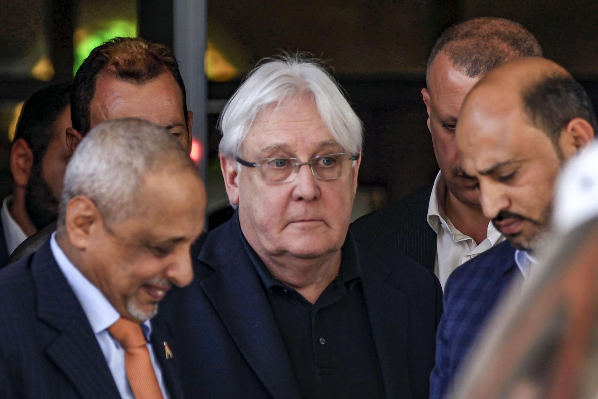 المبعوث الأممي يصل إلى صنعاء 20190313171330afpp Afp 1ek9pg.h