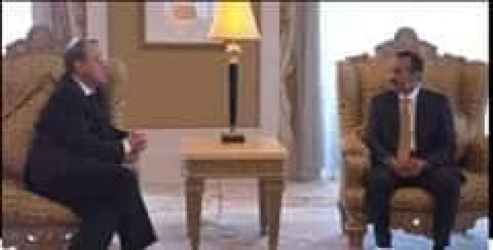 عاجل : ظهور جديد لنجل صالح مع هذه الشخصية الغربية"صورة" 5d695e95283f4