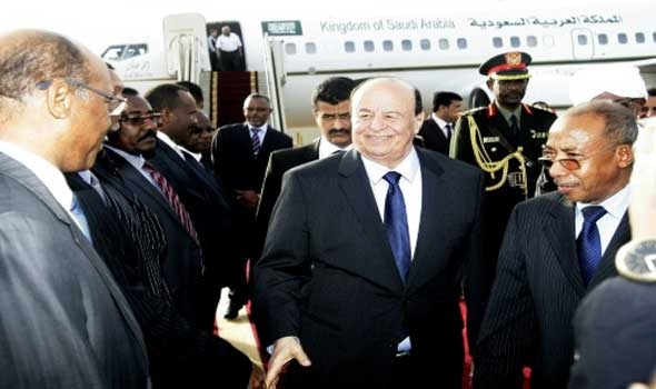 Arabtoday وصول الرئيس اليمني عبد ربه منصور هادي الى الخرطوم