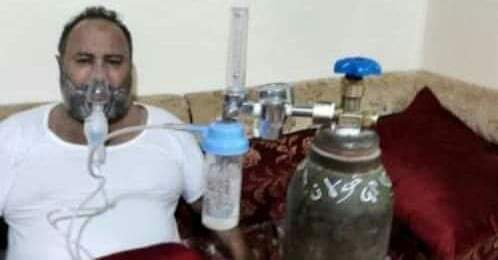 بالصورة.. ظهور صادم للفنان اليمنى يحيى إبراهيم وهو في الحجر الصحي وعليه جهاز الاوكسجين..بعد إصابته بـ كورونا 02 06 20 910850875
