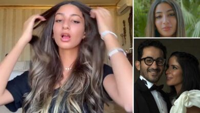 صورة شاهد.. فيديو من داخل الحمام لنجلة أحمد حلمي ومني زكي يثير ضجة
