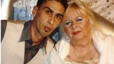 صورة امرأة مسنة تزوجت بشاب عشريني وفي ليلة الدخلة حدثت الكارثة المروعة