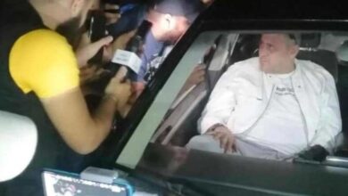 صورة جورج وسوف يفاجئ المحتجين اللبنانين