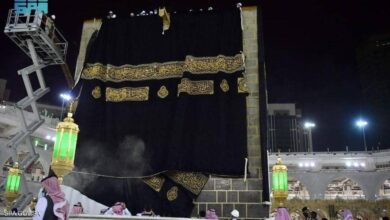 صورة كسوة الكعبة بالعيد