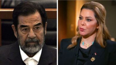 صورة رغد صدام حسين تتوعد بإزاحة النظام الحاكم في العراق