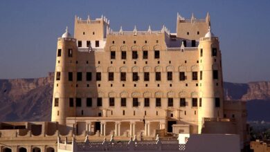 صورة إعادة تأهيل قصر سيئون التأريخي بحضرموت