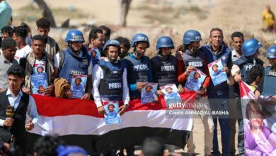 صورة تحذيرات من انهيار بيئة العمل الإعلامي في اليمن